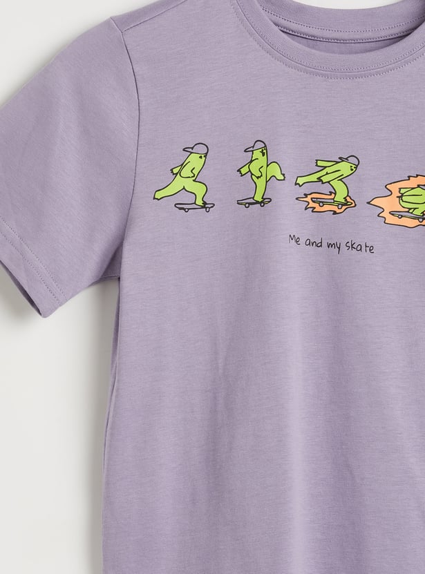 Juniors Graphic Print T-shirt