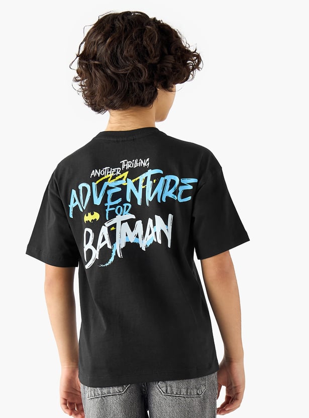 Juniors Batman Print T-shirt