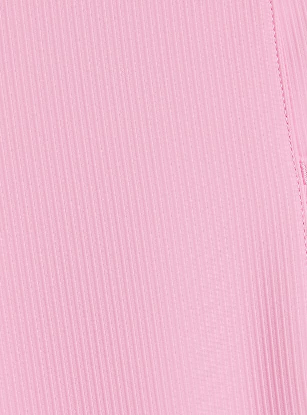 Junior Sports Ribbed Flared Trousers