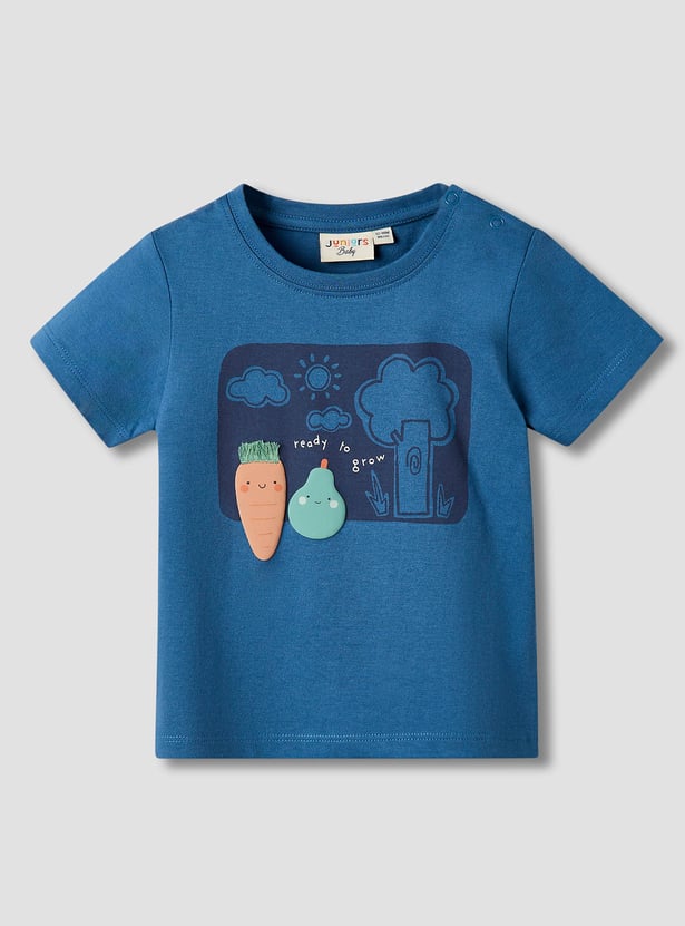 Juniors Graphic Print T-shirt - Set of 3