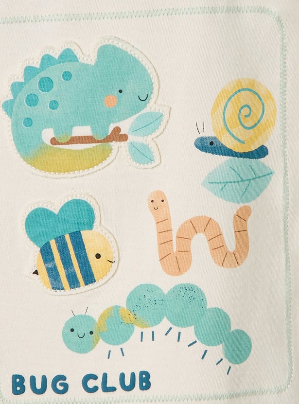 Juniors Graphic Print T-shirt - Set of 3