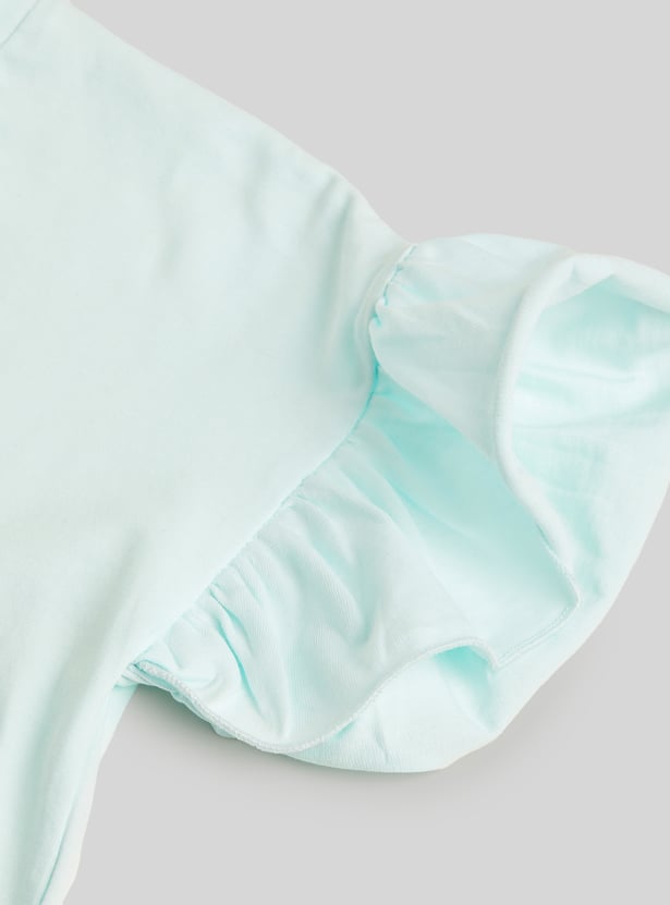 Juniors Butterfly Print T-shirt