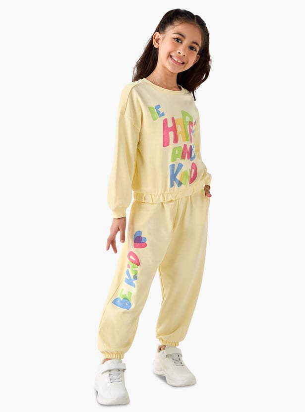 Juniors Printed Joggers with Pockets