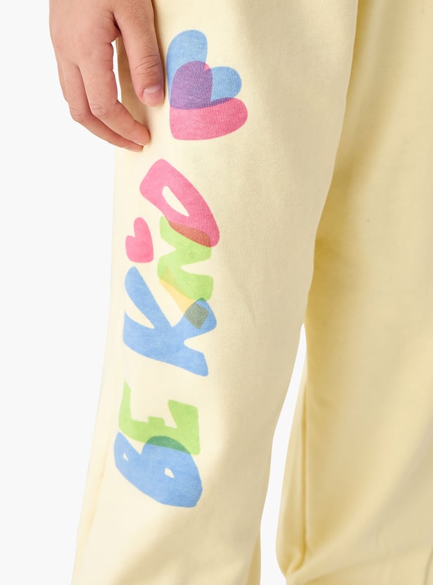 Juniors Printed Joggers with Pockets