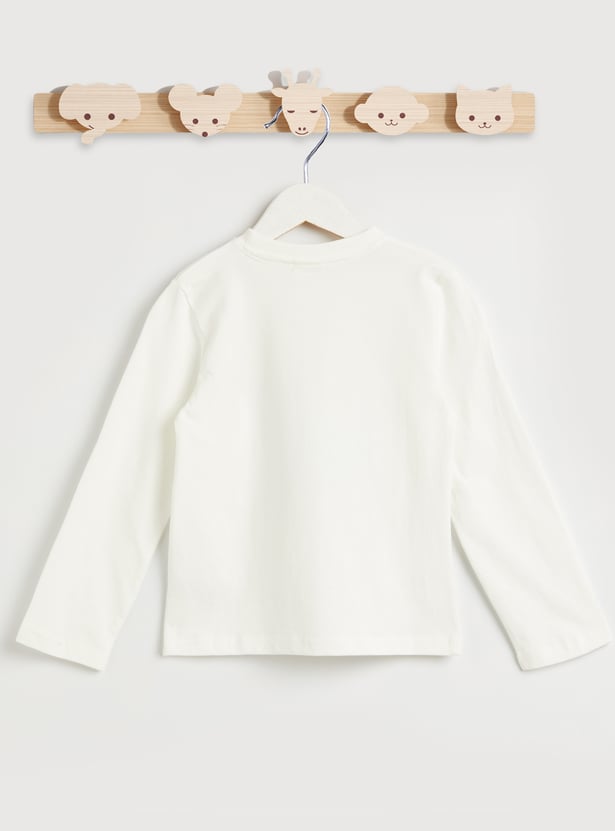 Juniors Printed T-shirt with Joggers - Set of 2