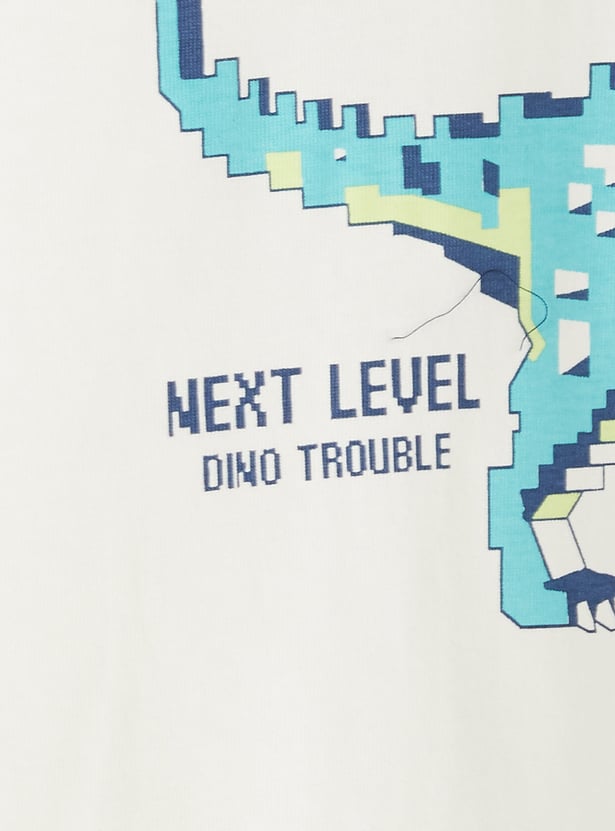 Juniors Printed T-shirt with Joggers - Set of 2