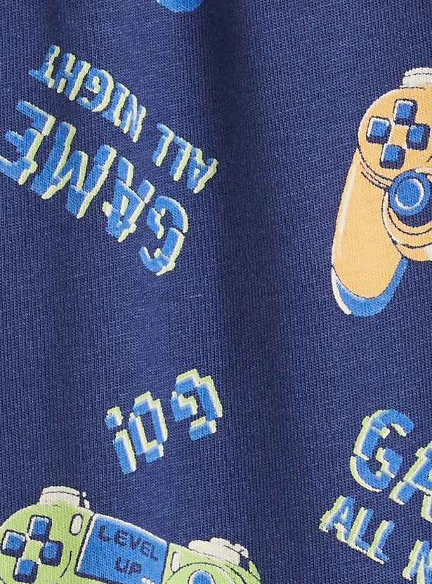 Juniors Printed T-shirt with Joggers - Set of 2