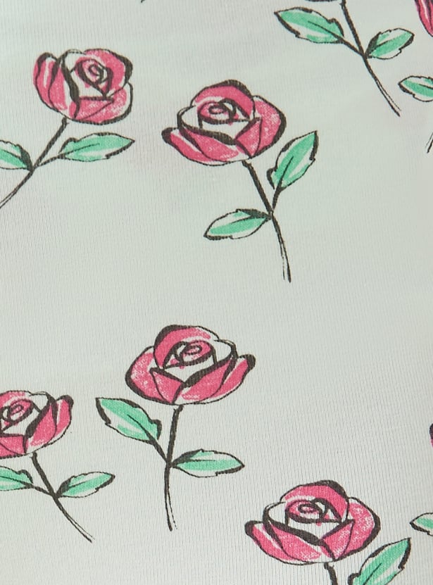 Juniors Floral Print Leggings