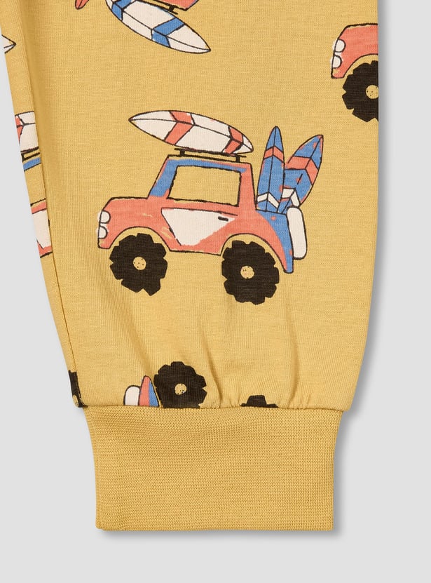 Juniors Vehicle Print T-shirt and Pyjama Set