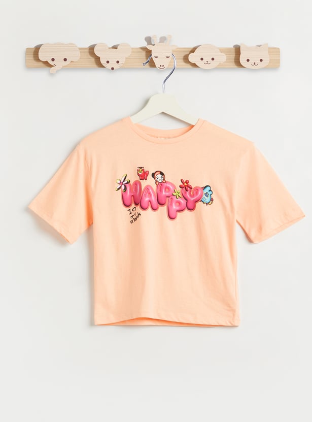 Juniors Graphic Print T-shirt