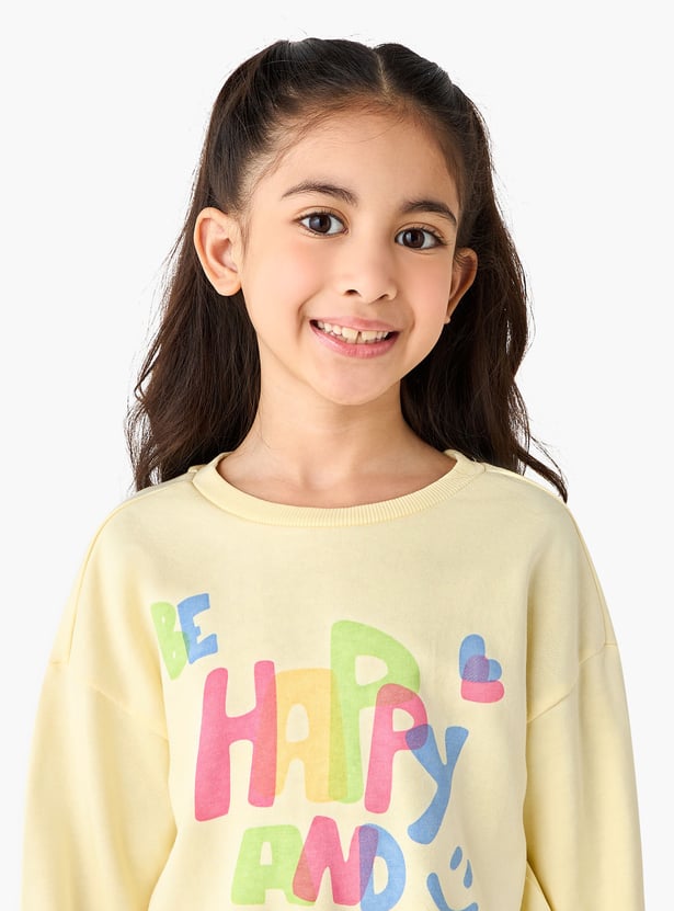 Juniors Graphic Print Sweatshirt