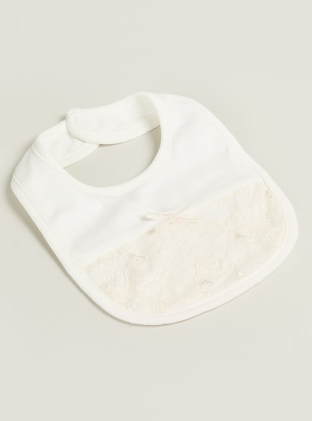 Giggles Lace Detail Bib