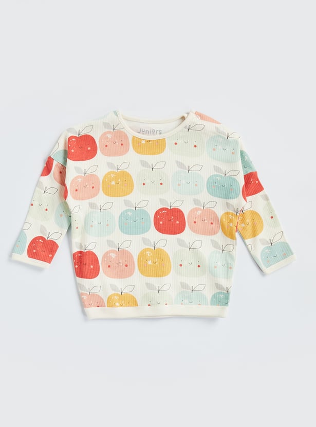 Juniors Printed T-shirt and Pyjama Set