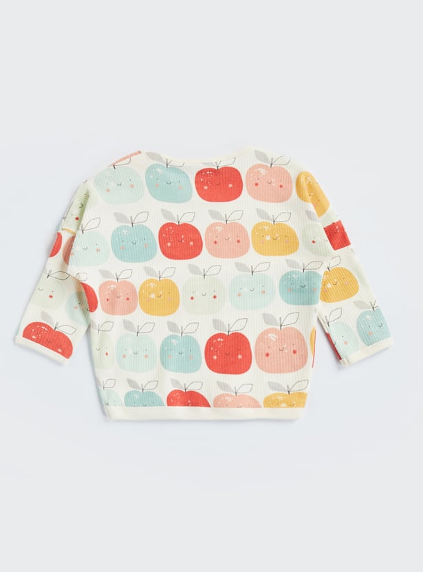 Juniors Printed T-shirt and Pyjama Set