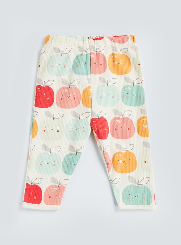 Juniors Printed T-shirt and Pyjama Set