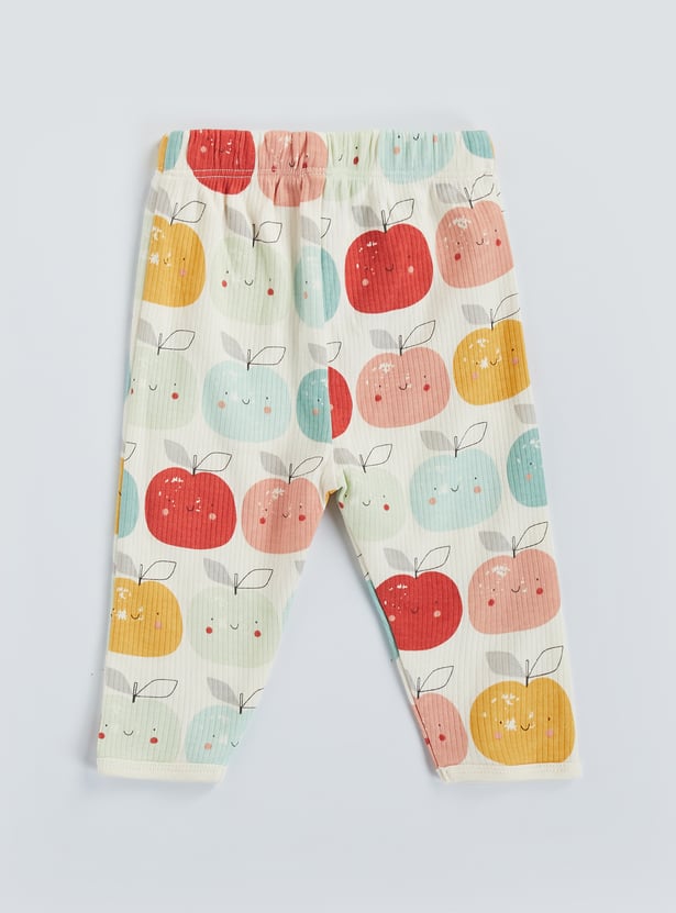 Juniors Printed T-shirt and Pyjama Set