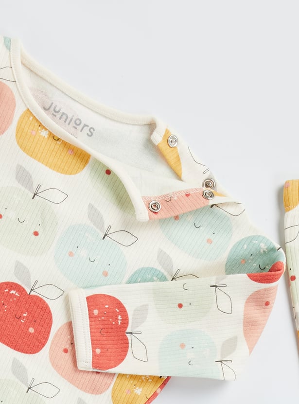 Juniors Printed T-shirt and Pyjama Set