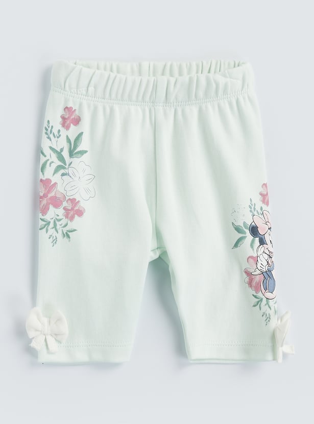 Minnie Mouse Applique T-shirt and Pyjama Set