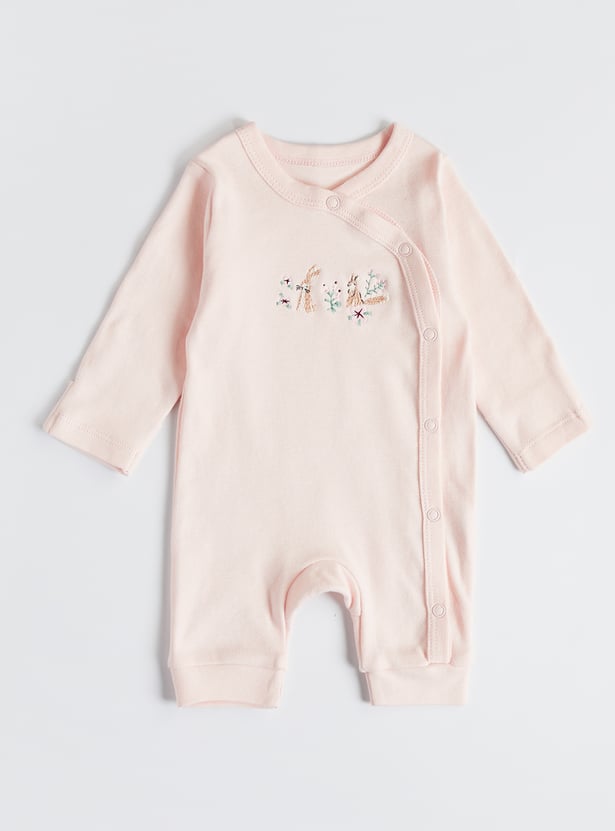 Juniors Assorted Rompers with Snap Button - Set of 3