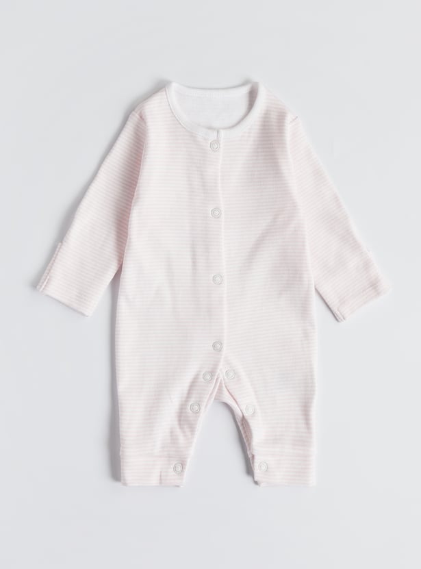 Juniors Assorted Rompers with Snap Button - Set of 3