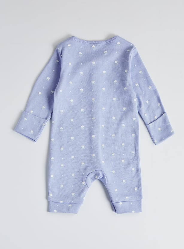 Juniors Printed Rompers with Snap Buttons - Set of 3