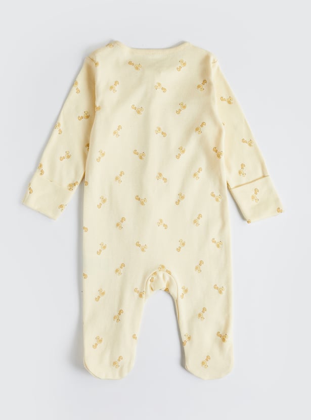 Juniors Assorted Sleepsuit with Zip - Pack of 3