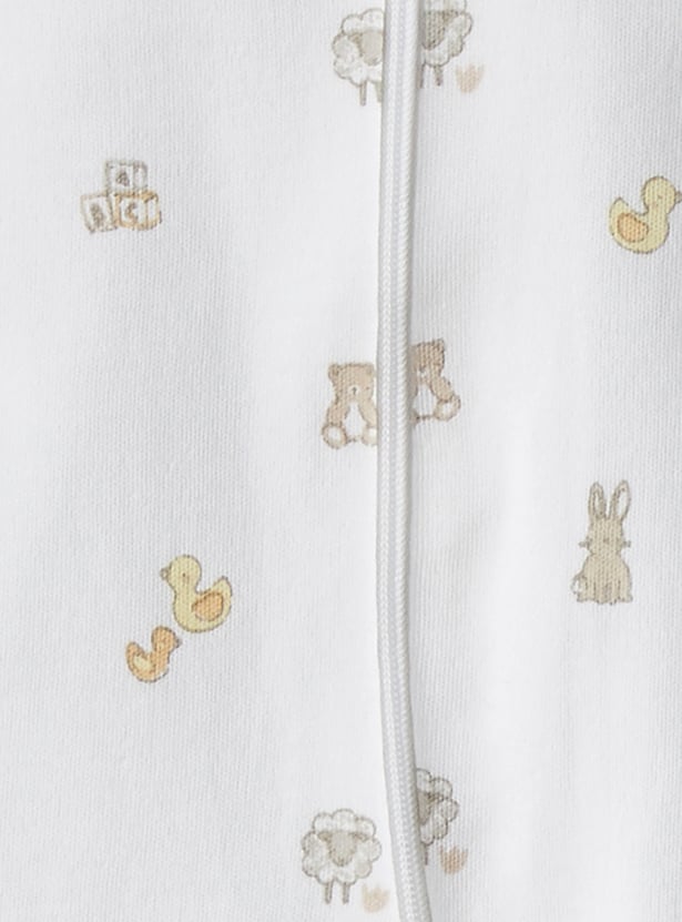 Juniors Assorted Sleepsuit with Zip - Pack of 3