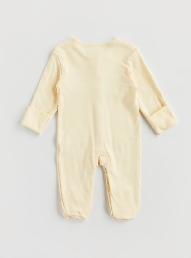 Juniors Floral Print Sleepsuit - Set of 3