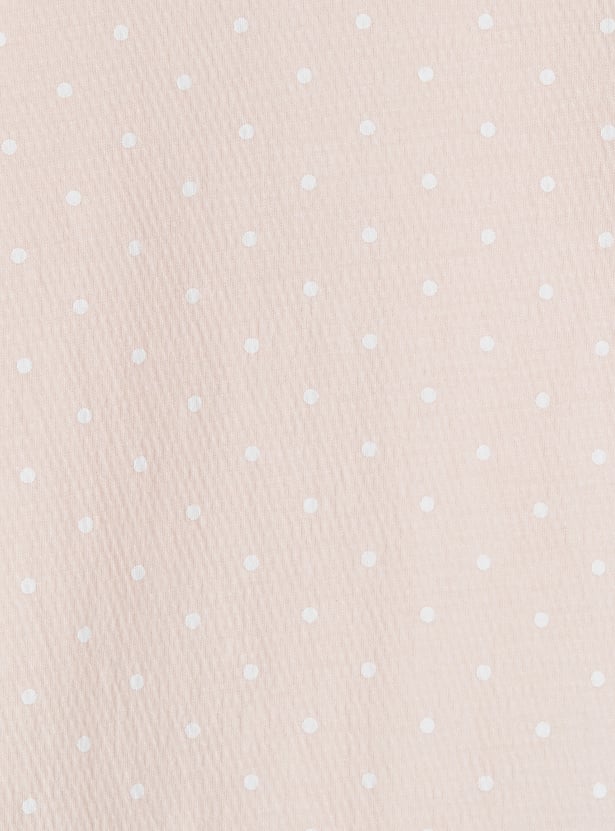 Juniors Bow-Detail Drop Waist Dress