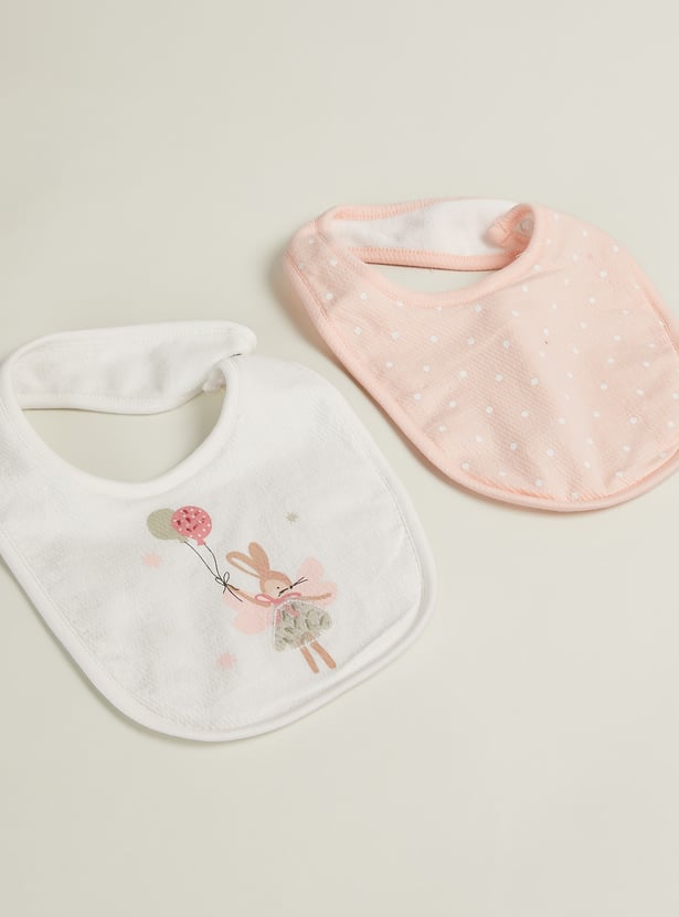Juniors Printed Bib - Pack of 2