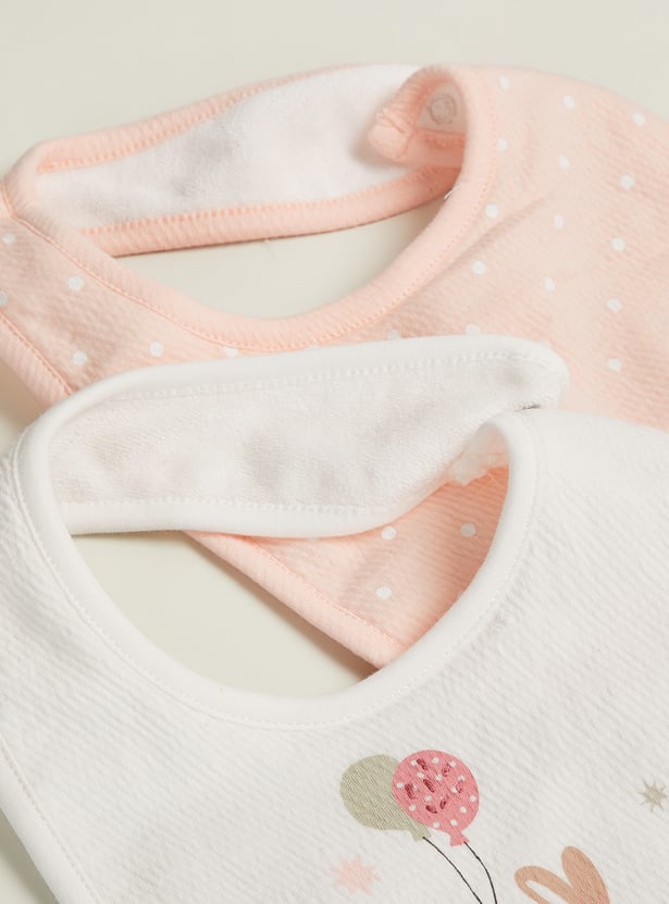 Juniors Printed Bib - Pack of 2