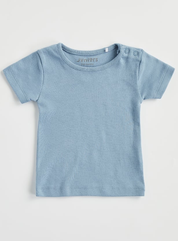 Juniors T-shirt and Animal Print Dungaree Set