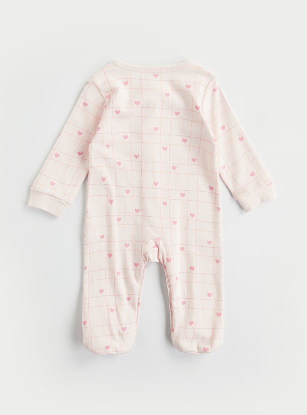 Juniors Printed Sleepsuit - Set of 2