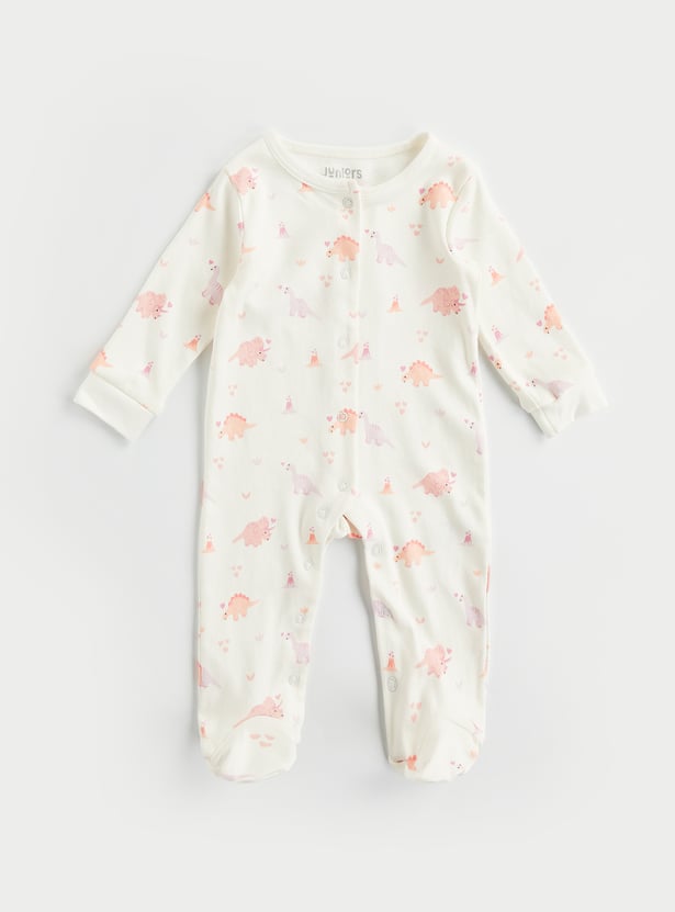 Juniors Printed Sleepsuit - Set of 2