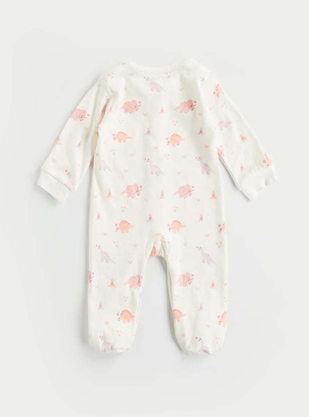 Juniors Printed Sleepsuit - Set of 2