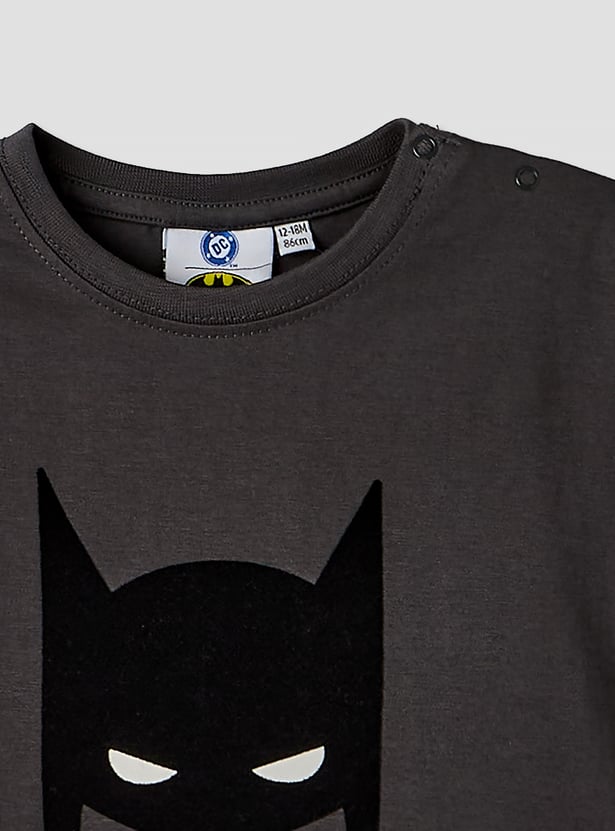 Juniors Batman Print T-shirt and Shorts Set