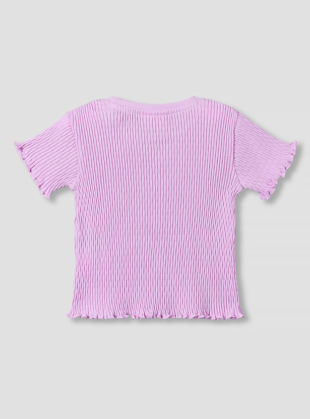 Juniors Ribbed T-shirt