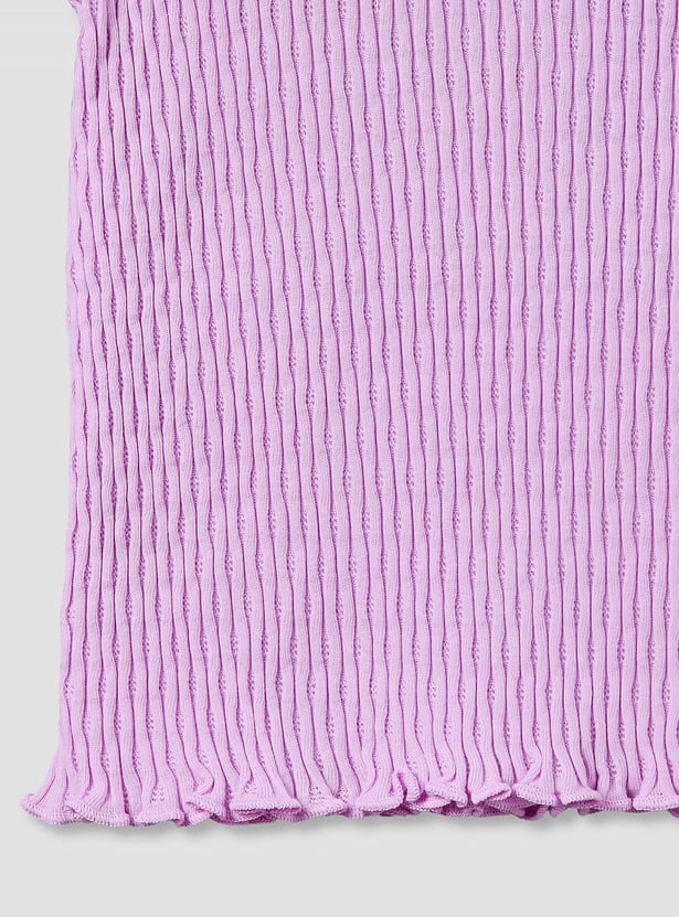Juniors Ribbed T-shirt