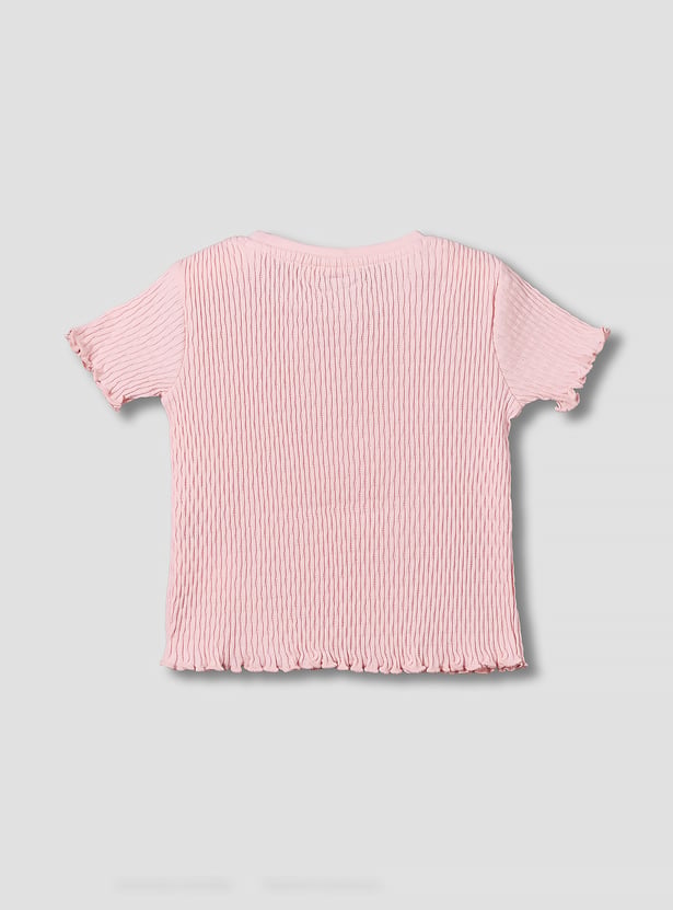 Juniors Ribbed T-shirt