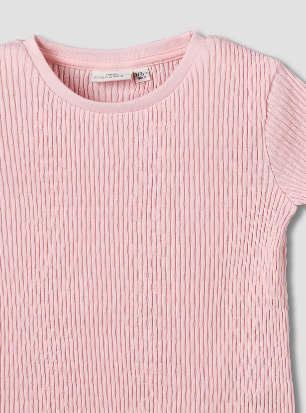 Juniors Ribbed T-shirt