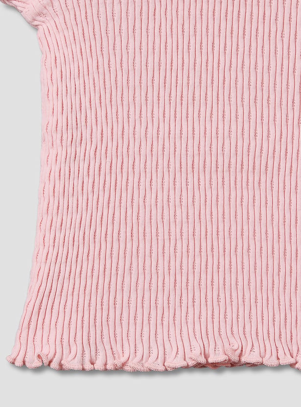 Juniors Ribbed T-shirt