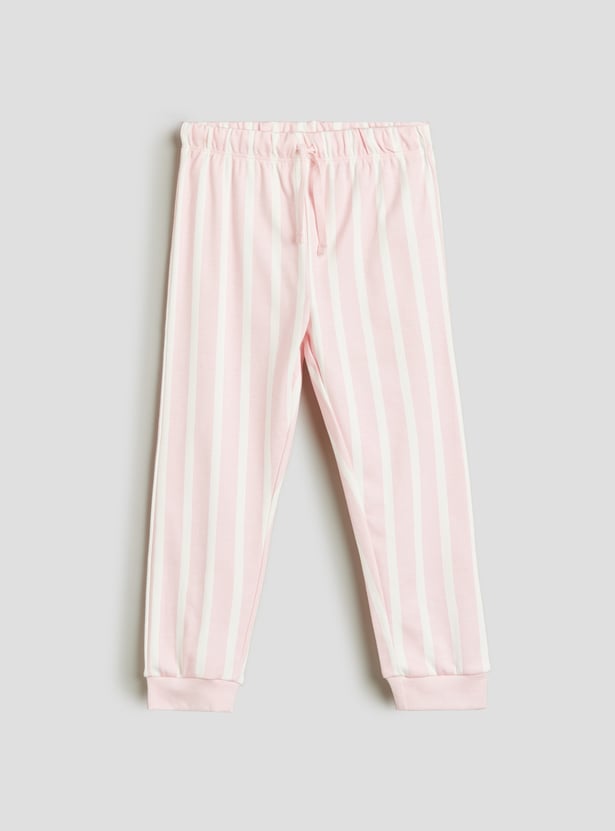 Juniors Printed T-shirt and Joggers Set