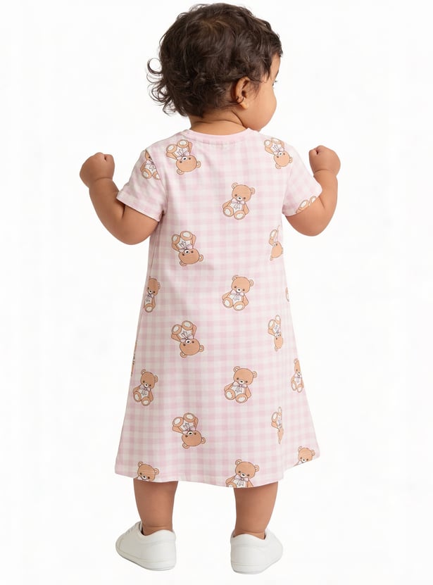 Juniors Printed Nightdress - Pack of 2