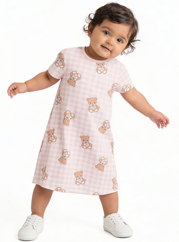 Juniors Printed Nightdress - Pack of 2