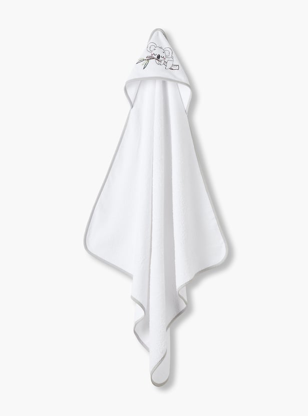 Juniors Embroidered Towel with Hood - Set of 2 - 75x75 cm