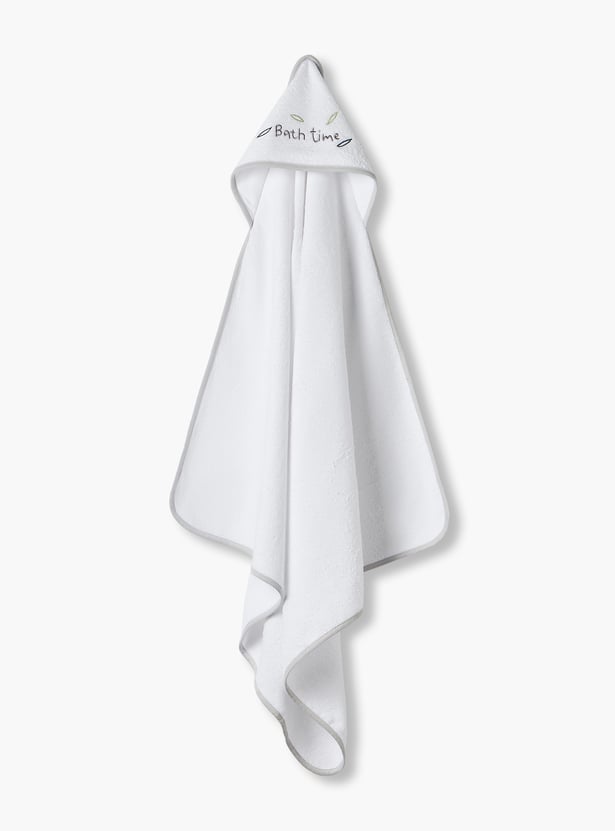 Juniors Embroidered Towel with Hood - Set of 2 - 75x75 cm