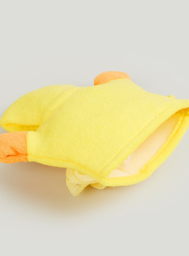 Juniors 3D Duck Mitten Loofah