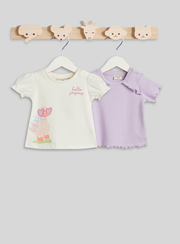 Juniors Assorted T-shirt - Set of 2