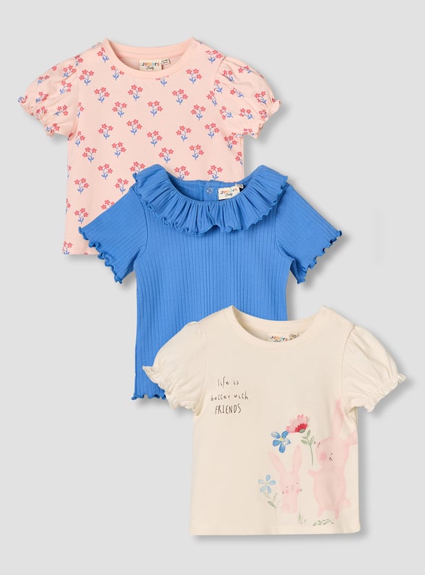 Juniors Assorted T-shirt - Set of 3