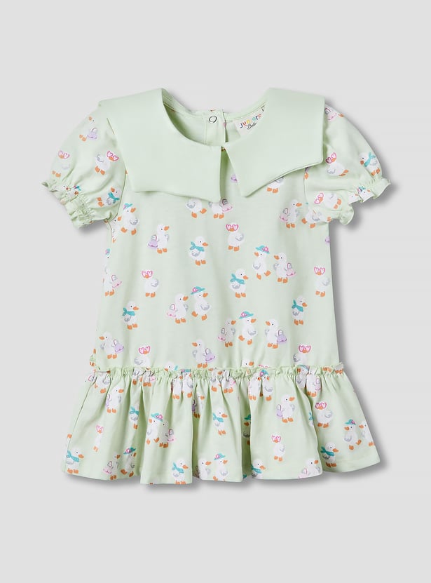 Juniors Duck Print Drop-Waist Dresses - Pack of 2